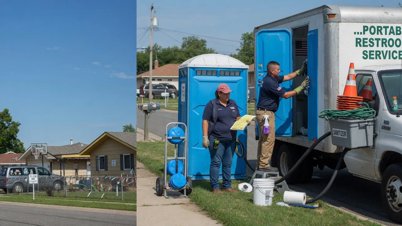 Portable Toilet Rental in Bunker Hill, IL near me